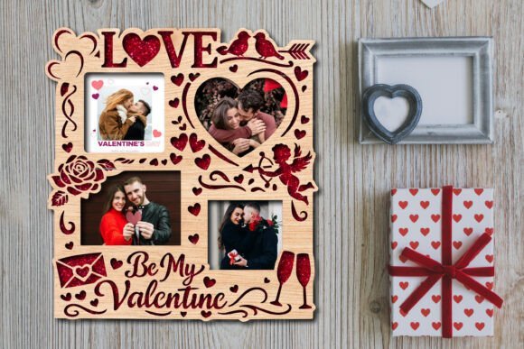 Laser Cut Valentine Photo Frame 140085336 Creativo Digital
